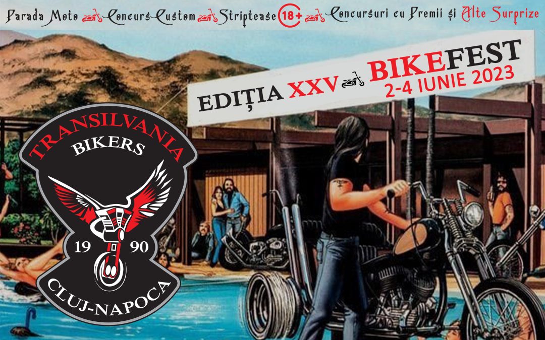 Vă invităm la Transilvania Bikers 2-4 iunie Comuna Cojocna, județul Cluj